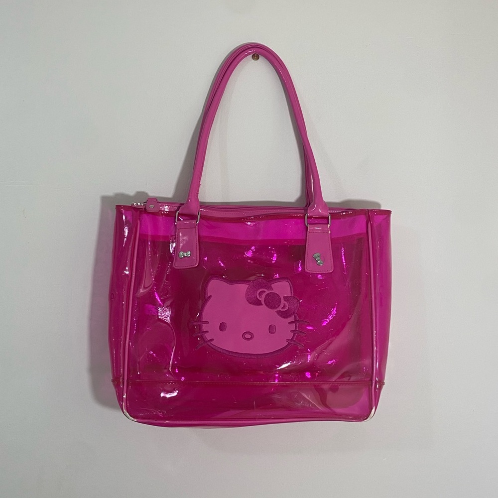 Sanrio Hello Kitty Pink Plastic Beach Tote